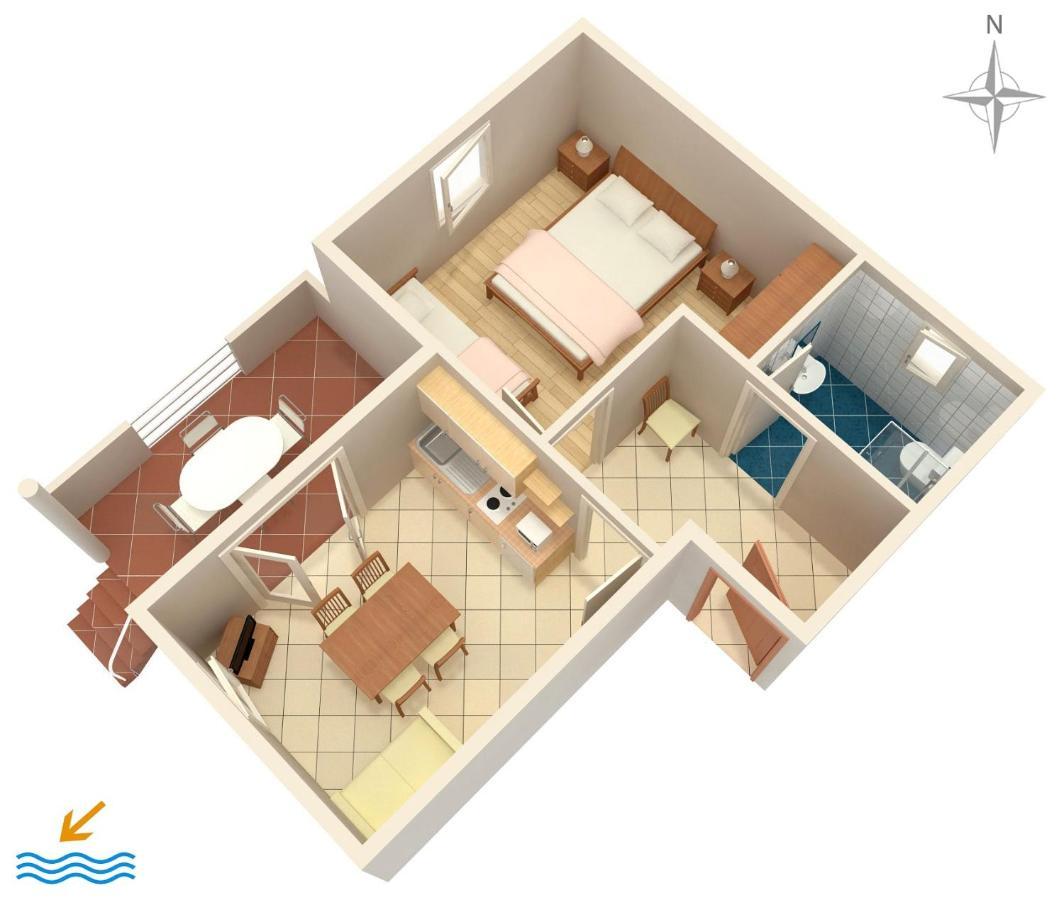 Apartments By The Sea Vrsi - Mulo, Zadar - 5951 المظهر الخارجي الصورة